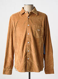 Chemise manches longues marron OBEY homme