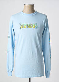 T-shirt bleu RIPNDIP homme