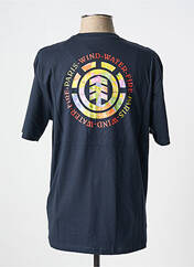 T-shirt bleu ELEMENT pour homme seconde vue