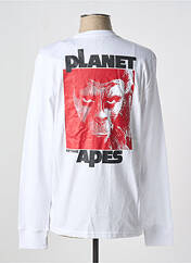 T-shirt blanc ELEMENT pour homme seconde vue