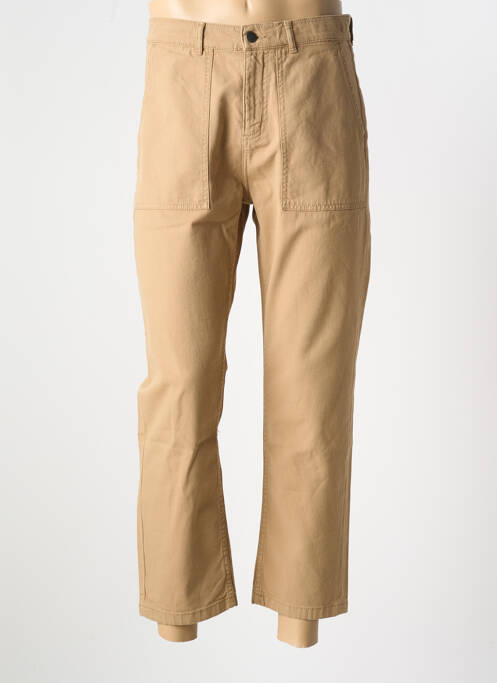 Pantalon droit beige KNOWLEDGE COTTON APPAREL pour homme