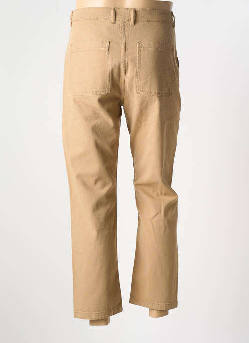 Pantalon droit beige KNOWLEDGE COTTON APPAREL pour homme