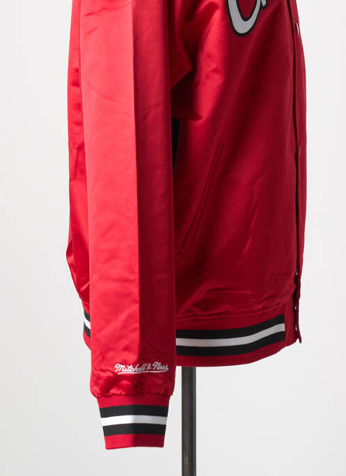 Blouson rouge MITCHELL AND NESS pour homme