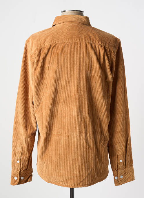 Chemise manches longues marron OBEY pour homme