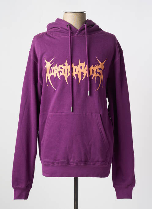 Sweat-shirt violet WASTED PARIS pour homme