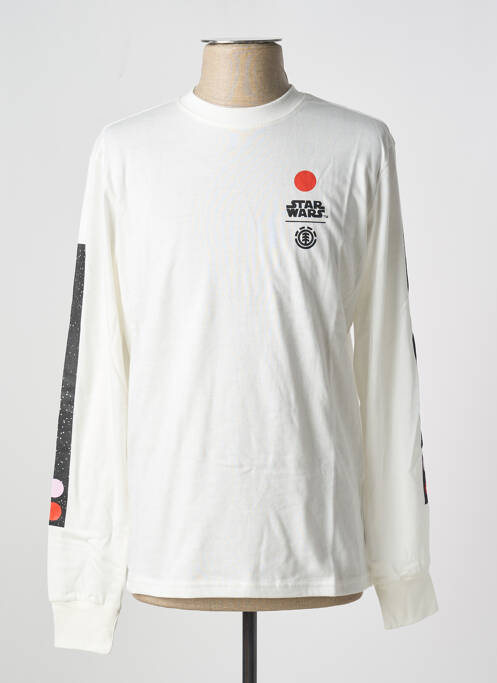 T-shirt blanc ELEMENT pour homme