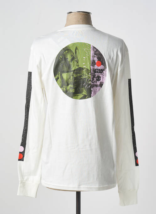 T-shirt blanc ELEMENT pour homme