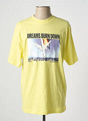 T-shirt jaune WASTED PARIS pour homme seconde vue