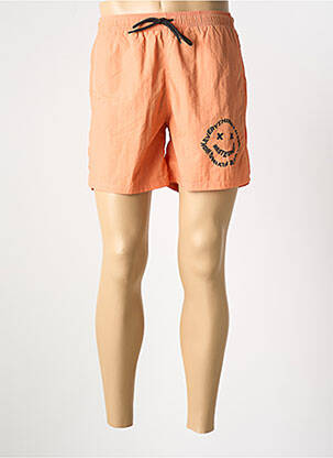 Short de bain orange WASTED PARIS pour homme