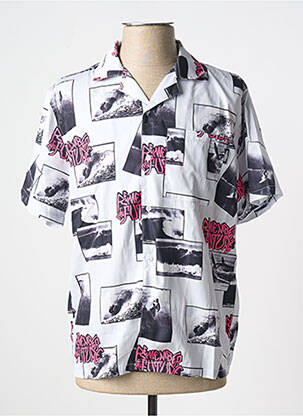 Chemise manches courtes blanc WASTED PARIS homme