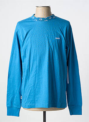 T-shirt bleu OBEY homme