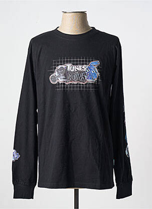 T-shirt noir TEALER homme