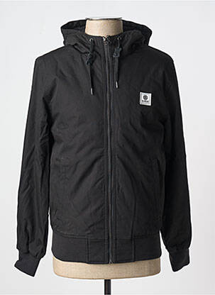 Blouson noir ELEMENT pour homme