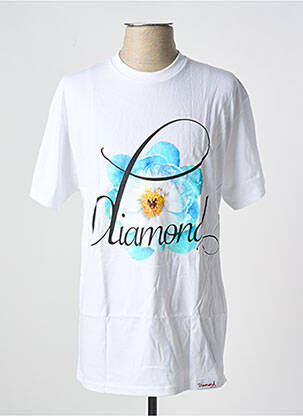 T-shirt blanc DIAMOND SUPPLY CO pour homme