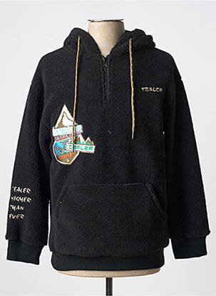 Sweat-shirt noir TEALER homme