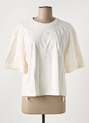 T-shirt beige ADIDAS femme