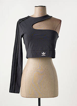 T-shirt noir ADIDAS femme