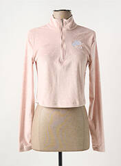 Sweat-shirt rose NIKE pour femme seconde vue