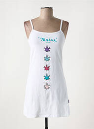 Robe courte blanc TEALER femme