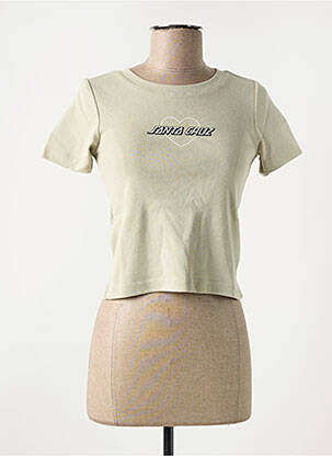 T-shirt gris SANTA CRUZ femme
