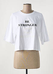 T-shirt blanc NOISY MAY pour femme seconde vue