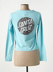 Top bleu SANTA CRUZ pour femme seconde vue
