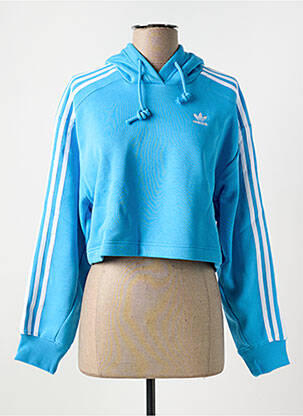 Sweat-shirt bleu ADIDAS femme