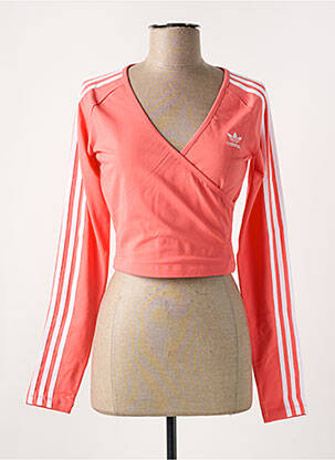T-shirt rose ADIDAS femme
