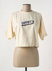 T-shirt beige TEALER pour femme seconde vue