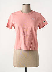 T-shirt rose CHAMPION pour femme seconde vue