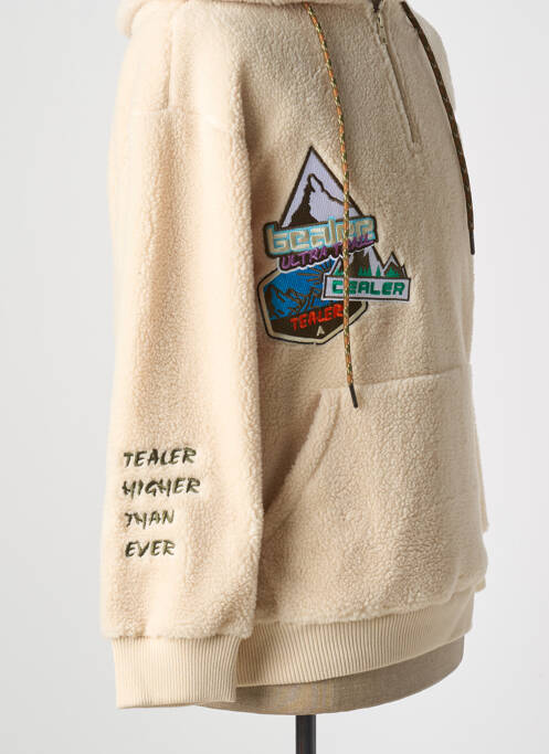 Sweat-shirt beige TEALER pour homme