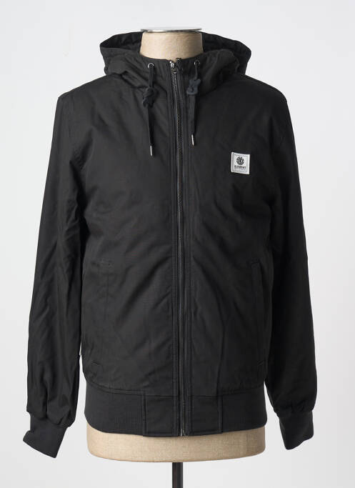 Blouson noir ELEMENT pour homme