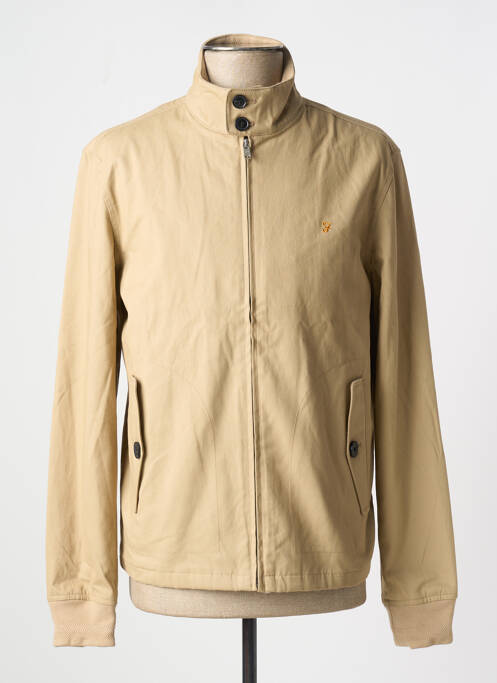 Blouson beige FARAH pour homme