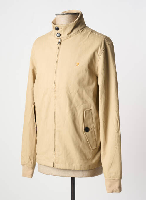 Blouson beige FARAH pour homme