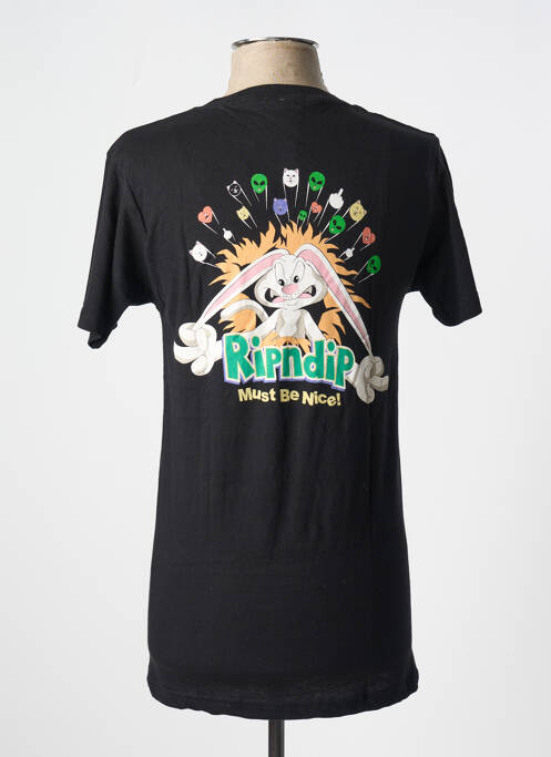 T-shirt noir RIPNDIP pour homme