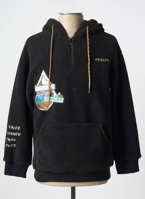 Sweat-shirt noir TEALER pour homme