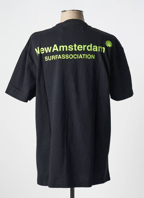 T-shirt noir NEW AMSTERDAM SURF ASSOCIATION pour homme