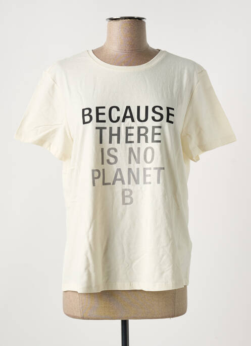 T-shirt beige ECOALF pour femme
