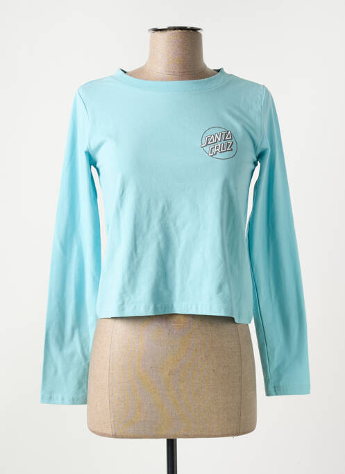Top bleu SANTA CRUZ pour femme