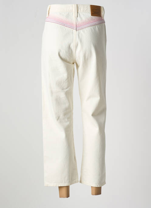 Jeans coupe droite beige LEVIS pour femme