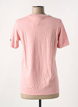 T-shirt rose SUPERDRY femme
