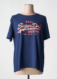 T-shirt noir SUPERDRY femme