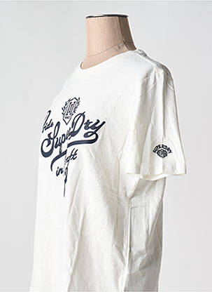 T-shirt beige SUPERDRY femme