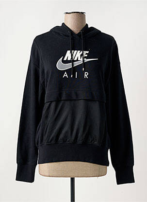 Sweat-shirt noir NIKE pour femme