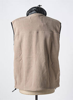 Blouson col col montant marron RAINS homme