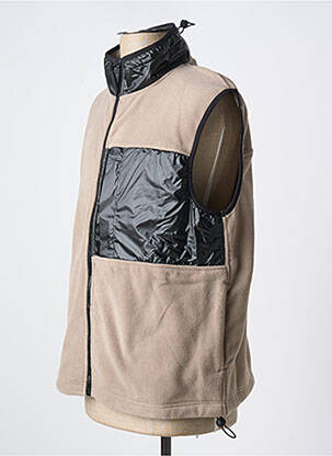 Blouson col col montant marron RAINS homme