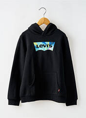 Sweat-shirt à capuche noir LEVIS pour garçon seconde vue