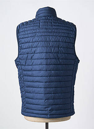 Doudoune col col montant bleu JACK & JONES homme