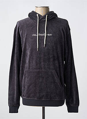 Sweat-shirt à capuche col rond noir QUIKSILVER homme