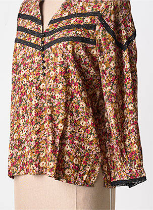 Top col v multicolore ATELIER REVE femme